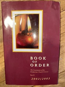 Book of Order Constitution of the Presbyterian Church Part II 2002 2003 - Picture 1 of 2