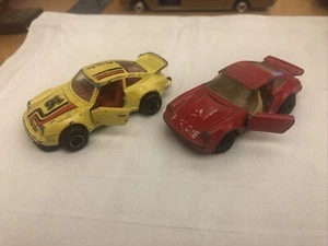 LottoN2.1986/87/88 Majorette 200 Series 209 Red Porsche 911 Turbo Made in France - Foto 1 di 5