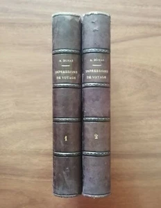 IMPRESSIONS DE VOYAGE: Suisse 3/3 tomes - Florence" A.DUMAS, 2 volumes, M.LEVY - Picture 1 of 6