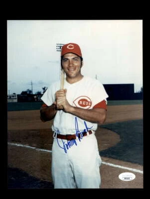 Johnny Bench JSA COA Signed  8x10 Photo Autograph - Image 1 of 2