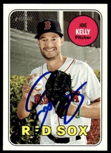 2018 Topps Heritage Baseball Joe Kelly Auto Boston Red Sox #562 Signed