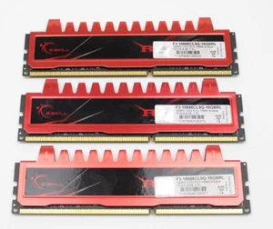 G.SKILL Ripjaws 12 GB (3x4GB) F3-10666CL9Q-16GBRL DDR3-1333 PC3-10666 #308291 - Bild 1 von 3