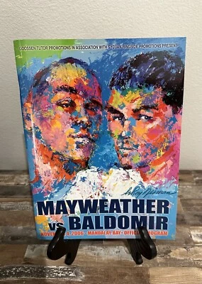 FLOYD MAYWEATHER VS CARLOS BALDOMIR 2006 FIGHT PROGRAM & Poster - Image 1 of 4