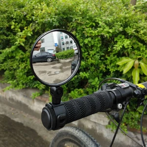 Espejo retrovisor para bicicleta motocicleta manillar convexo espejo retrovisor extremo - Imagen 1 de 12
