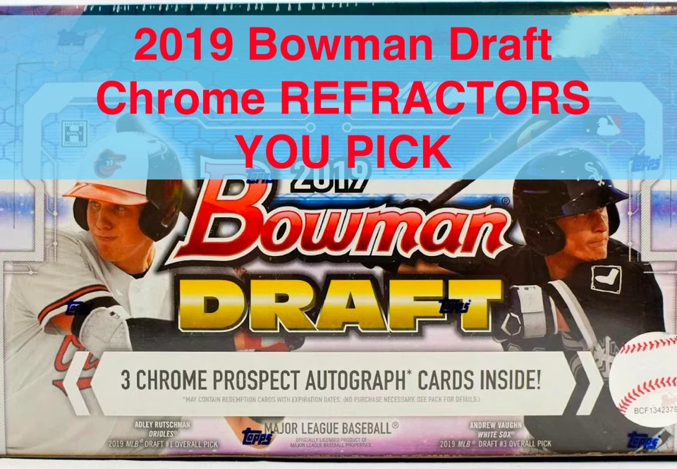 2019 Bowman Draft Chrome REFRACTOR Prospects BDC-1 to BDC-200 - YOU PICK! - Image 1 of 1