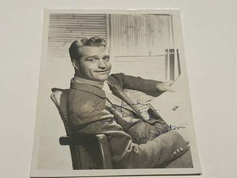 Red Skelton signed 8x10 photograph Comedic Actor Cover