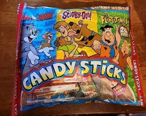 World's Confections SCOOBY-DOO,TOM &JERRY, FLINTSTONES CANDY STICK - Picture 1 of 3