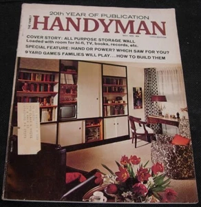 Handyman Magazine,1979,All Purpose Storage Wall,Yard Games... - Picture 1 of 4