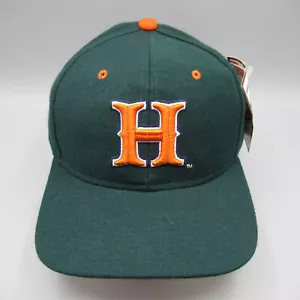 Vintage Hawaii Rainbow Warriors Hat Cap 7.5 Green Graf-X College Sports Adult - Picture 1 of 14