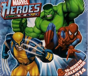 MARVEL HEROES! 16~MONTH 2014 CALENDAR!~FIND HOT~CALENDAR!~HERE!~~~~ - Picture 1 of 3