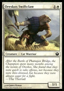 Oreskos Swiftclaw Journey into Nyx MTG Magic the Gathering card - Picture 1 of 2