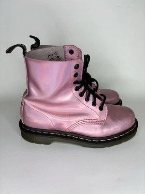 Botas de combate Dr. Martens Pascal RS Mujer Talla 39 US 8 Rosa Metalizado Foto 1 de 4