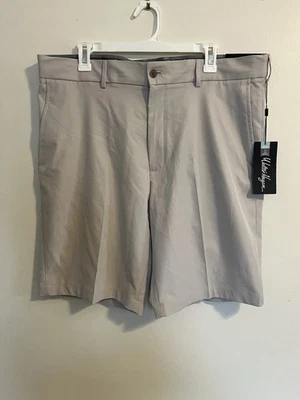 Pantalones Cortos Walter Hagen Perfect 11 Performance Frente Plano En Caqui Talla 38 Nuevos con Etiquetas Foto 1 de 4