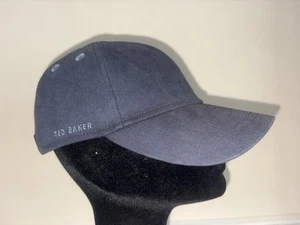 Ted Baker London Men’s Navy Cotton Summer Baseball Cap Hat Size 57cm - Picture 1 of 9