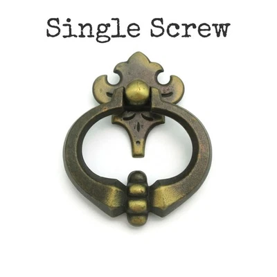 复古抽屉拉环老年黄铜彩色金属带装饰背板 LBB-1 — 第 1/4 张图片