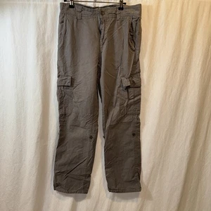 Leicht gebrauchte Calvin Klein karierte graue wandelbare Cargohose für Herren Größe 30 x 30 - Bild 1 von 18