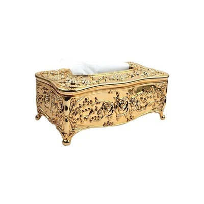 Luxurious Rose Tissue Box Holder, Stylish Bling Acrylic Tissue Box Cover for ... - Image 1 of 4