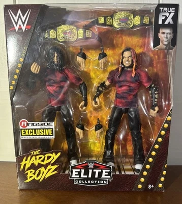 Jeff & Matt Hardy Hardy Boyz WWE Mattel Elite Brood Ringside Exclusive Figures - Image 1 of 4