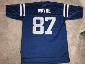 VINTAGE Reggie Wayne #87 Indianapolis Colts blau Reebok Trikot Herren Gr. L lesen - Bild 1 von 16