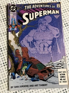 DC Comics Adventures Of Superman 474 1991 See Pictures And Description - Picture 1 of 12