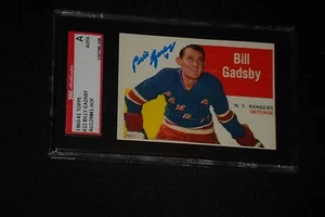HOF BILL GADSBY 1960-61 TOPPS SIGNED AUTOGRAPHED CARD #22 SGC AUTHENTIC - Picture 1 of 1