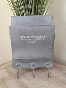 Farmhouse Decor Tin Mail Wall Organizer Letter Key Holder Hobby Lobby - Picture 1 of 7