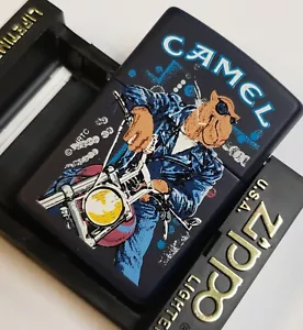 Camel Zippo 1997 CAMEL JOE ON HANDLEBARS Z335 MOTORCYCLE - Picture 1 of 4