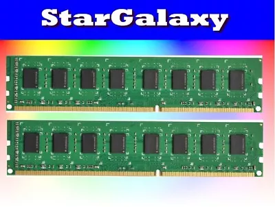 16GB 2x 8GB DDR3 1333MHz PC3-10600 DESKTOP Memory Non ECC 1333 Low Density RAM - Image 1 of 2