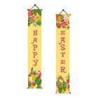 Easter Banners Happy Easter Porch Sign Banner Spring Theme Easter Party Backdrop