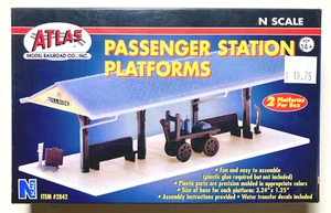New Atlas N Scale Passenger Station Platforms Kit #2842 - Picture 1 of 1