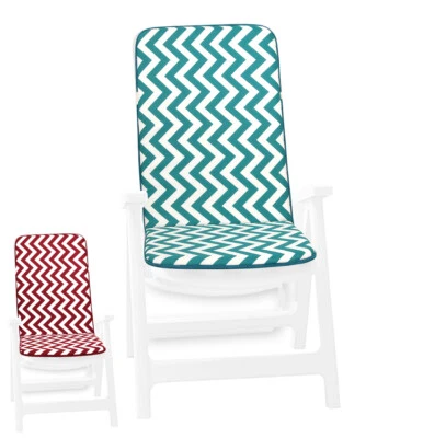 ARREDIAMO INSIEME S.R.L. Kissen Stuhl Soft Gestreift Zig Zag Abdeckung Sessel Stuhl-Abdeckungen Interne