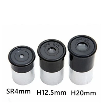 3x Telescope Eyepiece Lens H12.5mm H20mm SR4mm 24.5mm Kit for Astronomy - Image 1 of 4