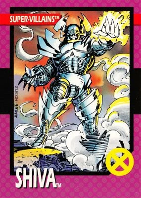SHIVA / X-Men Series 1 (Impel 1992) BASE Trading Card #50 - Image 1 of 2