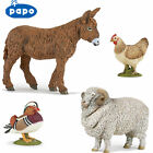 PAPO Farmyard Friends - Choice of 30 FARM Animals Donkey Sheep Goat Hen with Tag