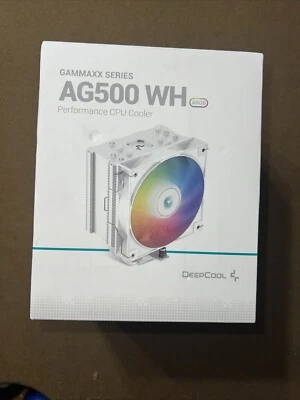 DeepCool AG500 WH ARGB Single-Tower Performance CPU Cooler - Image 1 of 2
