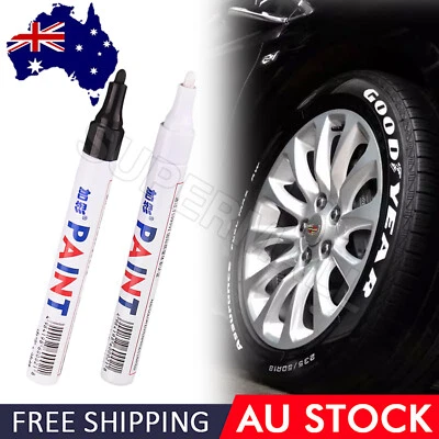 1/12pcs Multicolored Waterproof Rubber Permanent Paint Tyre Marker Pen OZ - image 1 of 4