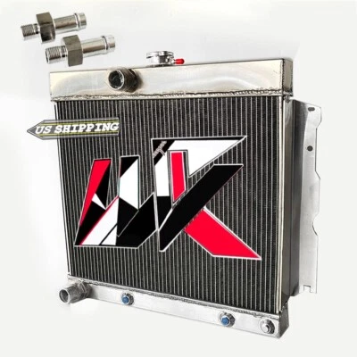 Radiador de refrigeración 22" W para 63-69 1964 Plymouth Fury Dodge Charger Dart Coronet AT Foto 1 de 4