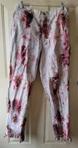 Zombie Khaki Pants  TWD Costume  Size 16 Long  OOAK  Hand Painted  Adult Costume - Picture 1 of 2