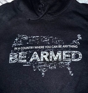 NINE LINE APPAREL HOODIE "Be Armed" 2XL Black New  - Picture 1 of 9