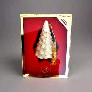 Vintage Lenox China Annual 1999 Christmas Tree Ornament Gold Accents EUC - Picture 1 of 8