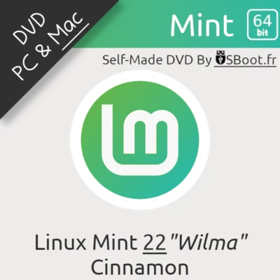 DISQUE DVD LINUX MINT 22 WILMA 64BIT DU 25/07/24 BOOTABLE DRIVE LIVE & INSTALL - Photo 1/4