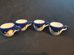 Vietri Italy Set of 4 Espresso Cups Handmade - Picture 1 of 6