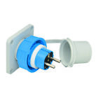 Plug coupling built-in socket wall socket wall plug IP68 pressure-waterproof