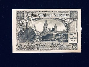 MINT PAN-AMERICAN EXPO TICKET CRISP BANKFRISCH - Bild 1 von 2