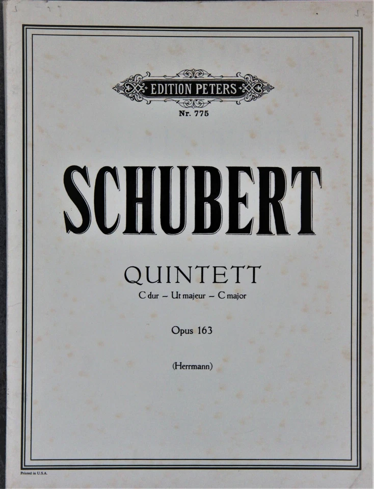 Schubert quintet C major  - Image 1 of 1