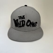 The Wild Ones New Era 59Fifty Baseball Hat Men's Fitted Cap Size 8 Gray Black