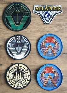 stargate sg1 patches und stargate atlantis patch plus battlestar galactica - Bild 1 von 1