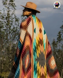 HANDMADE ALPACA BLANKET (Butterfly Bush) FREE SHIPPING IN USA - Picture 1 of 10