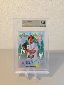 2020 Leaf Valiant Eric Pardinho BGS 9.5 Auto 10 Rising Stock /75 Green Blue Jays - Picture 1 of 2