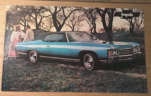 1971 Chevrolet Impala NOS Dealership Poster 18”x11”🚘 - Picture 1 of 5